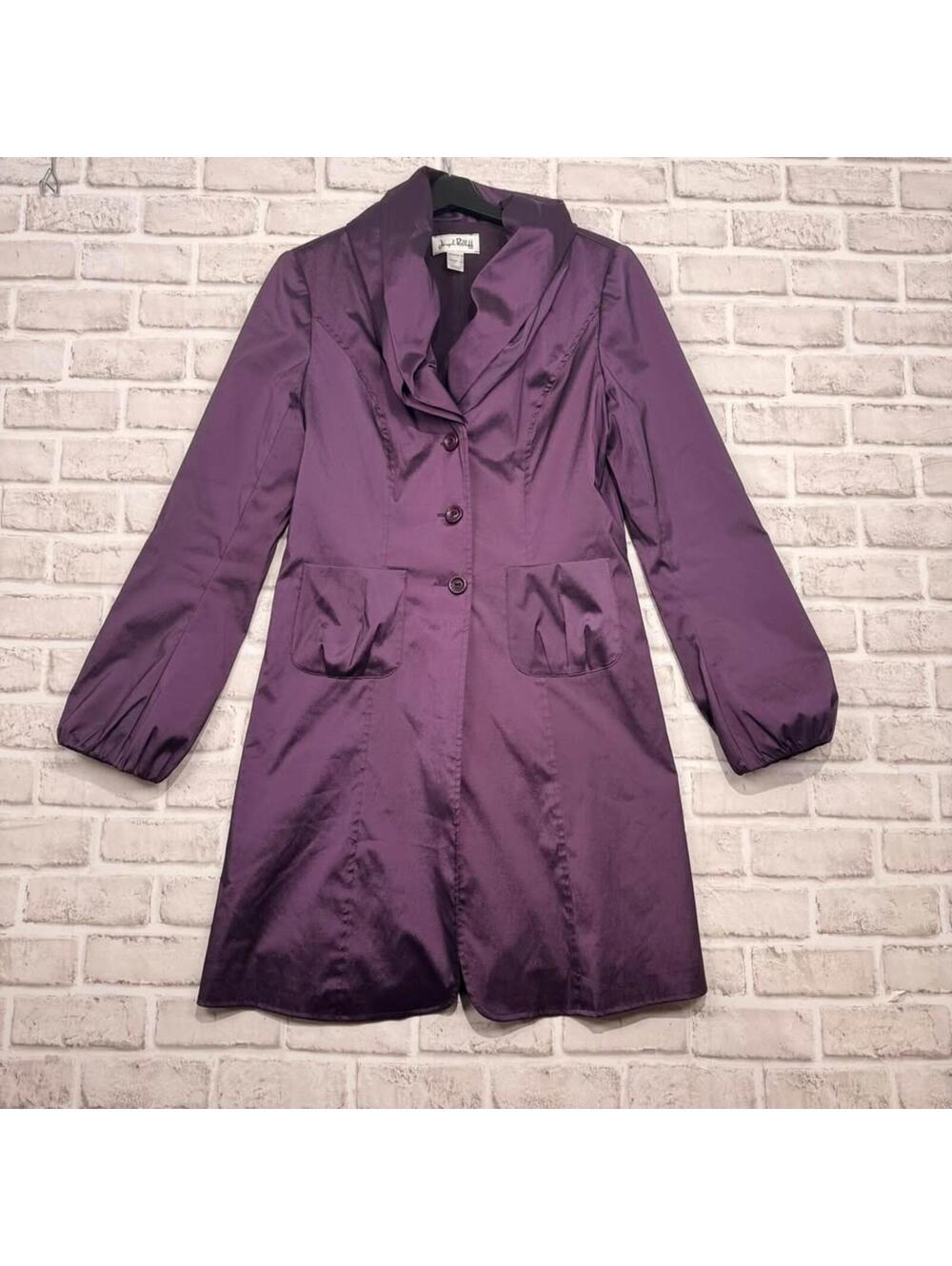 Joseph Ribkoff Lightweight Purple Long Jacket Fancy‎ Women's 10